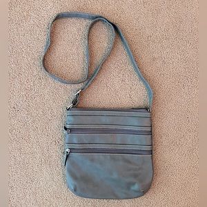 Croft & Barrow Gray Crossbody Purse